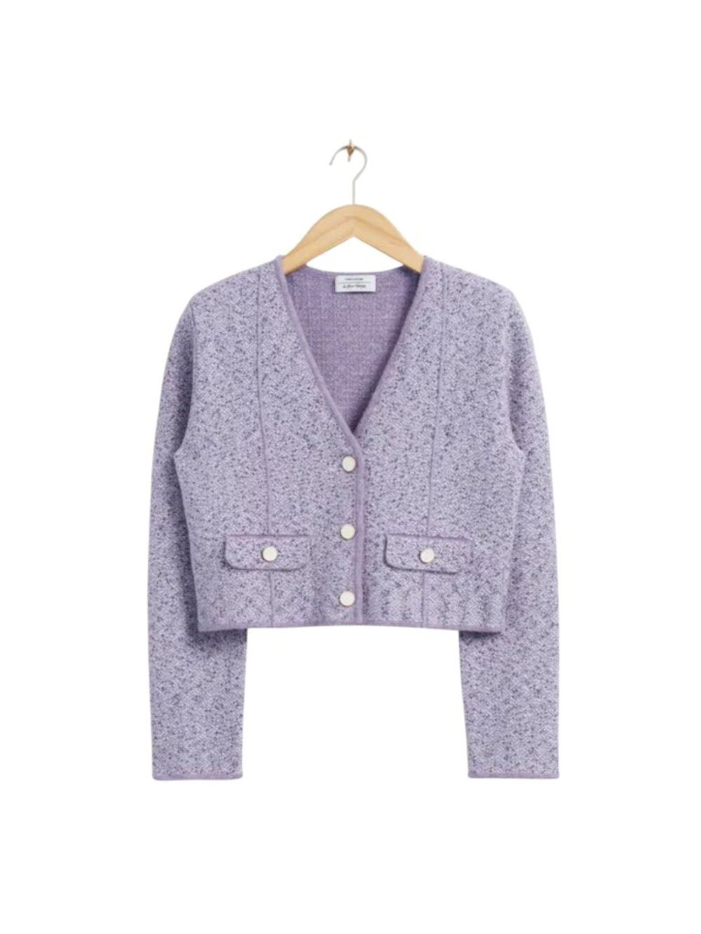 & Other Stories Lavender Tweed Lady Jacket w/ Accent buttons - Size M
